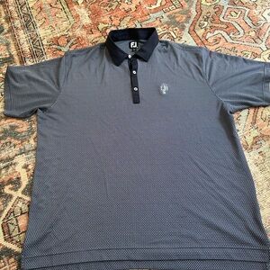 FootJoy Blue Polo Shirt Casual Comfort